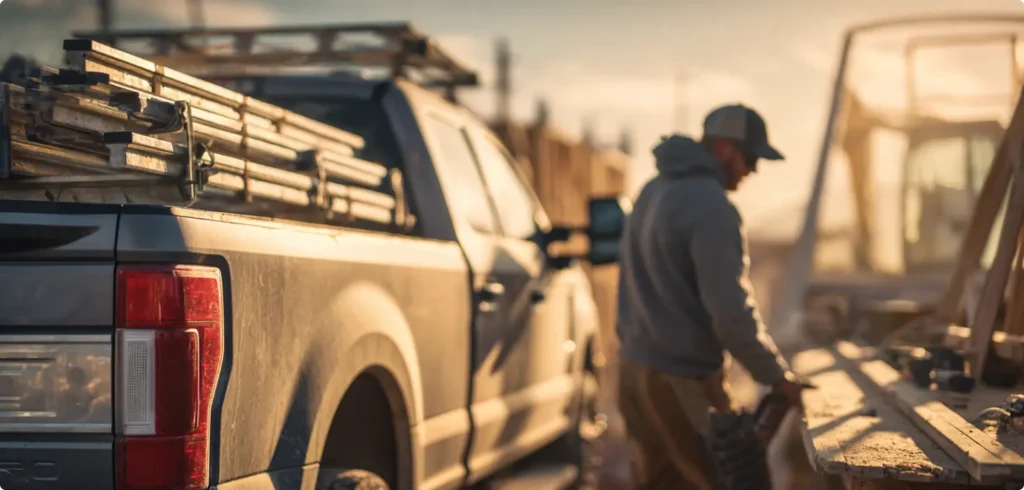 Roofing and construction fleet vehicles